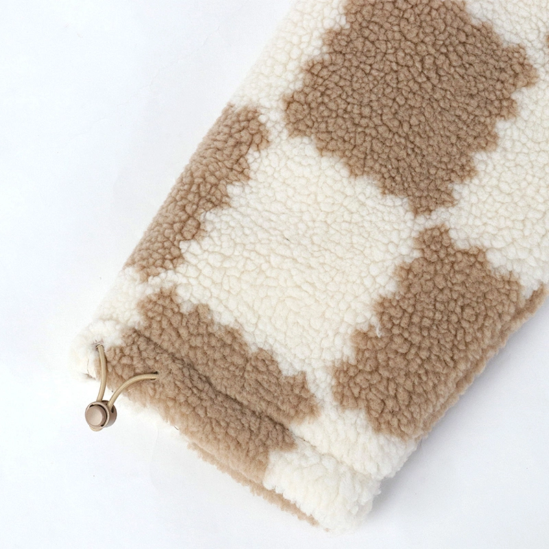 quilted lined fleece jacket